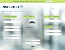 Tablet Screenshot of instrumex.de